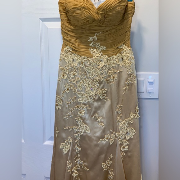 Cache Gold Evening Gown - Picture 4 of 11